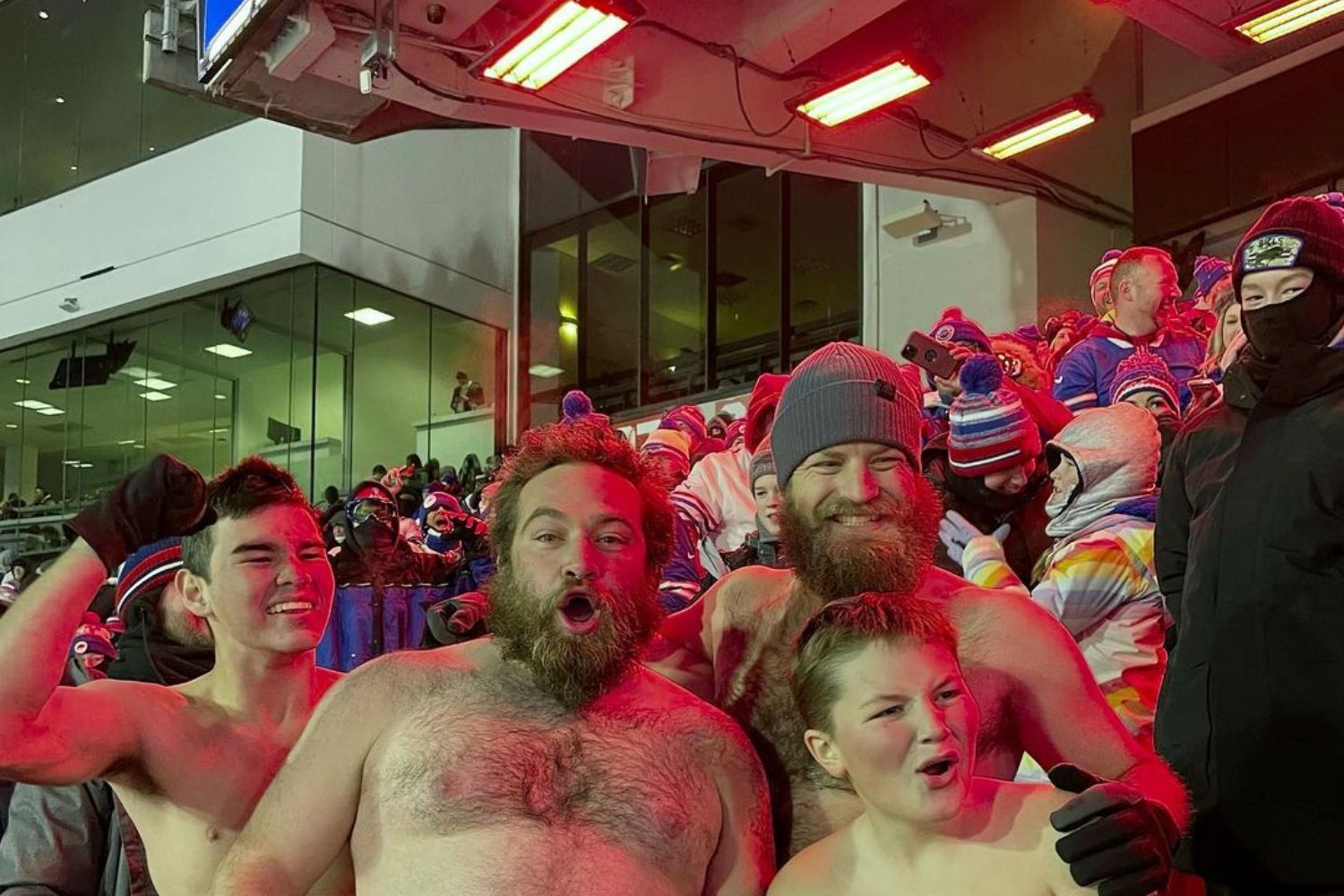 RPI student's pic with a shirtless Ryan Fitzpatrick at Buffalo Bills game  goes viral