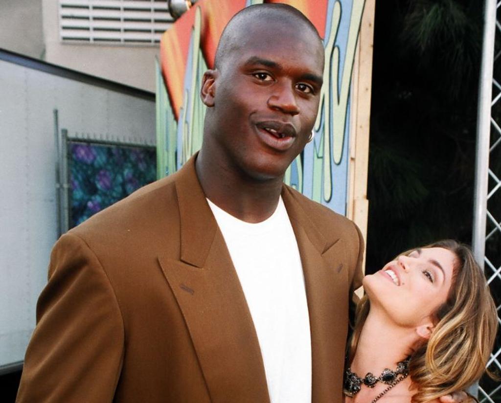 Shaquille O'Neal Cindy Crawford
