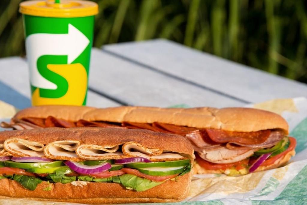 Subway fast food sandwich ranked